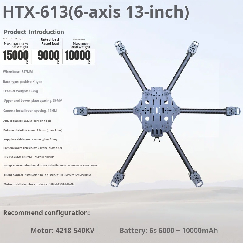 Cross Machine Six Axis 11/13/1 - đánh giá và giá Drone Propeller