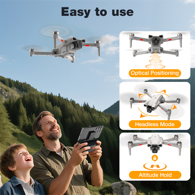 NEW Hot L017 Pro Drone Brushle - đánh giá và giá Drone Gimbal